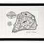 Richmond Park Map Print, thumbnail 2 of 4