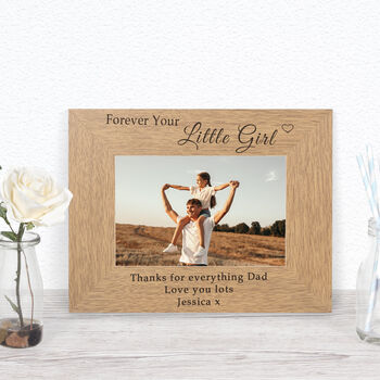 Forever Your Little Girl Wood Picture Frame, 2 of 3