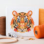 Mandala Tiger Cross Stitch Kit, thumbnail 1 of 8