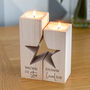 Twinkle Little Star Candle Holder Set New Baby Gift, thumbnail 1 of 4