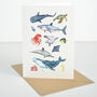 Sea Creature Greetings Card, thumbnail 1 of 2