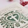 Personalised Papercut First Holy Communion Card My/Our Grandson, thumbnail 2 of 5
