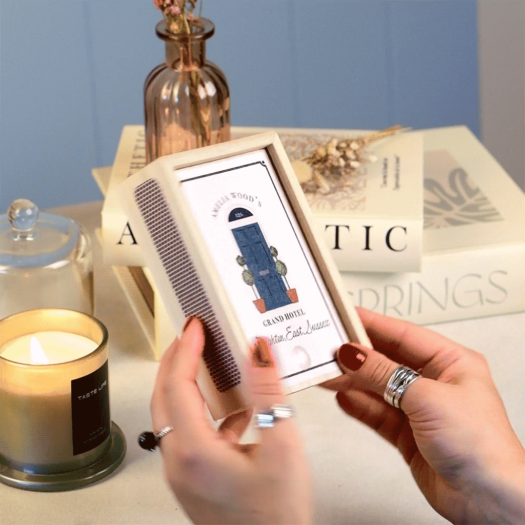 Personalised Hotel Wooden Matchbox, thumbnail 2 of 7