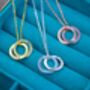 Valentine's Day Personalised Ring Necklaces, thumbnail 3 of 8