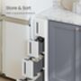 Narrow Plastic Storage Drawers Organising Unit On Wheels, thumbnail 5 of 8