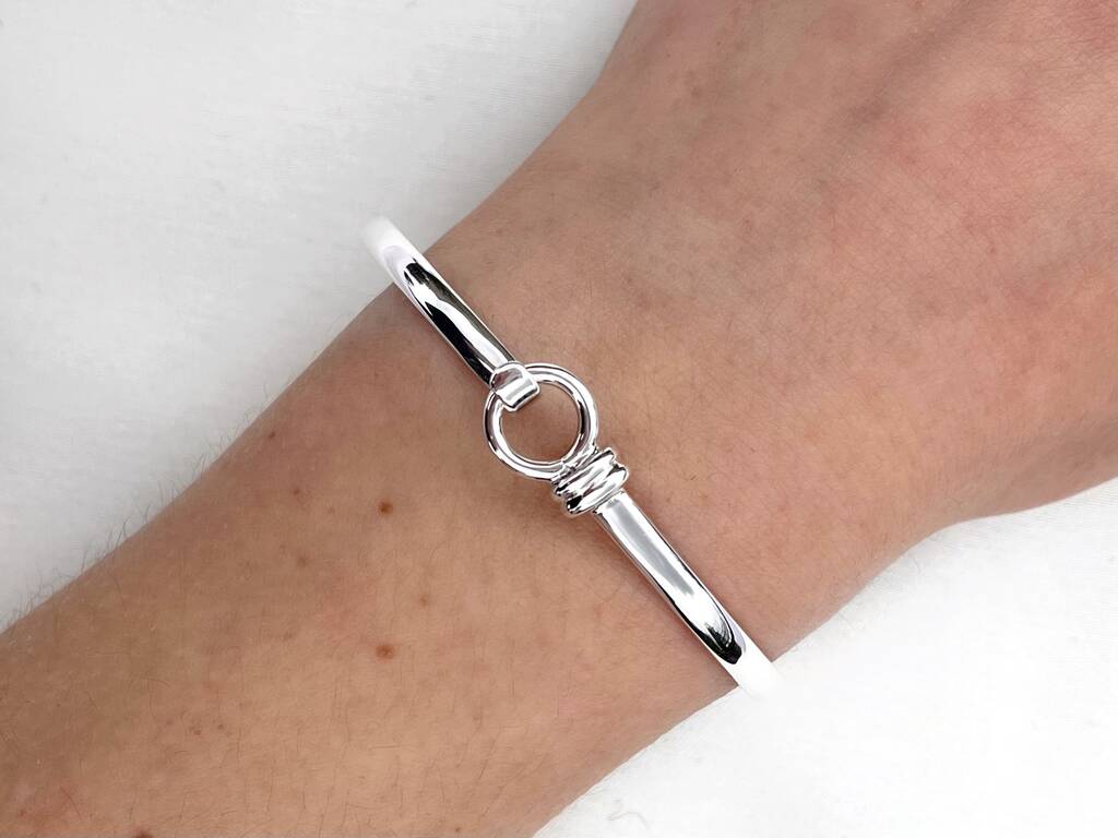 sterling silver bangles for small wrists