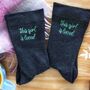 Affirmation Socks Gift For Men And Women, thumbnail 1 of 7