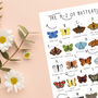 The A To Z Of Butterflies Print, thumbnail 5 of 6