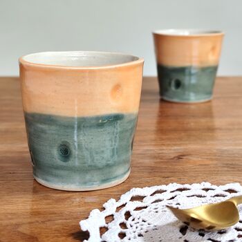 Espresso Tumbler Mug Handmade Multicoloured, 2 of 6