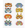 Make Your Own Jungle Animal Mask Set Of Six, thumbnail 2 of 2