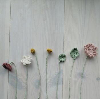 Make Your Own Crochet Flower Bouquet Kit, 5 of 11
