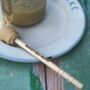 Personalised Long Wooden Honey Dipper Drizzler, thumbnail 2 of 3