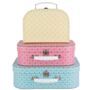 Personalised Set Of Three Bright Child Suitcases, thumbnail 3 of 3