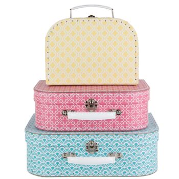 Personalised Set Of Three Bright Child Suitcases, 3 of 3