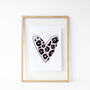 Leopard Print Heart Print, thumbnail 2 of 4