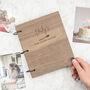 Personalised Wooden Recipe Book For Bakers, thumbnail 9 of 11