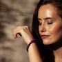 Calm Amethyst Lava Bead Aromatherapy Bracelet, thumbnail 3 of 5