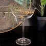 Gold Leaf Martini/Champagne Glass, thumbnail 3 of 4