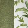 Ella Green Tweed Botanical Lined Drum Lampshade, thumbnail 6 of 8