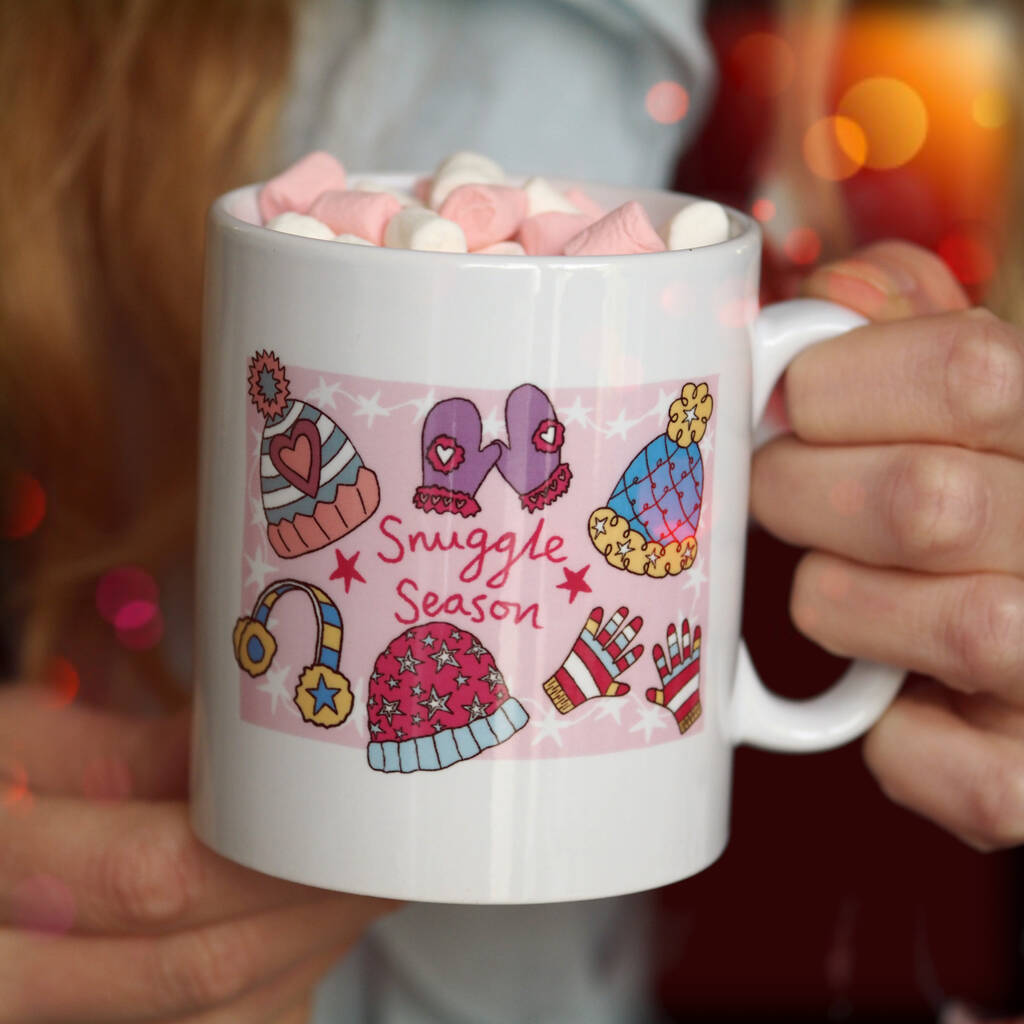 Snuggle Season Mug With Hot Chocolate And Marshmallows, 1 of 4