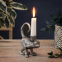 Silver Monkey Candle Holder, thumbnail 1 of 2
