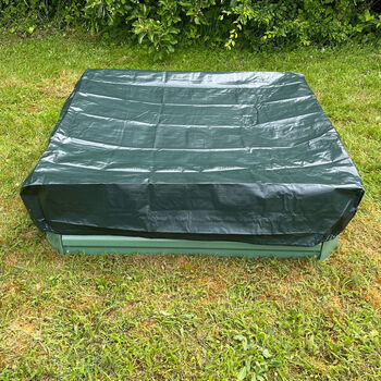 Sage Green Veggie And Herb Raised Bed With Cover, 5 of 9