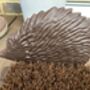 Cast Iron Hedgehog Boot Brush And Scraper Welly Cleaner, thumbnail 3 of 8
