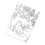 A To Z Of Christmas Colouring In Postcard Set, thumbnail 3 of 4