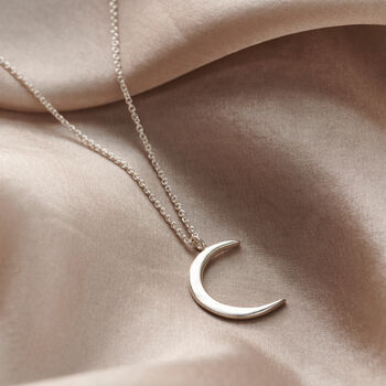 Personalised Crescent Moon Necklace, 7 of 12