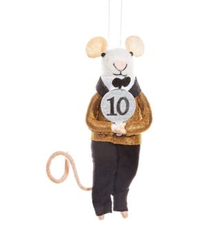 Dancing Judge Mouse Hanging Decoration, 2 of 2