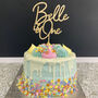 Personalised Name And Age Birthday Cake Topper, thumbnail 2 of 2