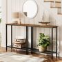Slim Console Table Entryway Display Table With Shelves, thumbnail 3 of 9