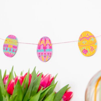 Small Easter Egg Garland, 5 of 8