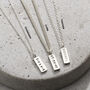 Personalised Men’s Silver Tag Necklace, thumbnail 10 of 12