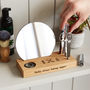 Gent's Grooming Mirror With Personalised Stand, thumbnail 2 of 7