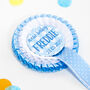 New Baby Boy Personalised Rosette, thumbnail 3 of 4
