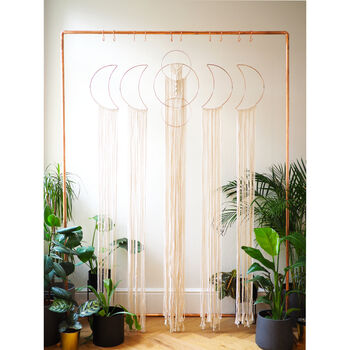 Celestial Style Boho Macrame Wedding Backdrop Large, 4 of 7