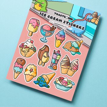 Ice Cream Sticker Sheet | Cute Stickers, 5 of 5