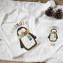 Personalised First Christmas Penguin Outfit Set, thumbnail 2 of 7