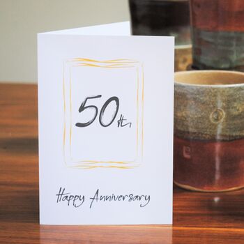 50th Anniversary Birthday Mug Tumbler, 8 of 10