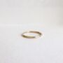 Recycled Gold Halo Ring, thumbnail 5 of 5