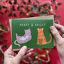 Cat Christmas Cards, thumbnail 4 of 7
