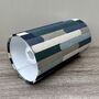 Seattle Blue Retro Style Cylinder Lampshades, thumbnail 5 of 9