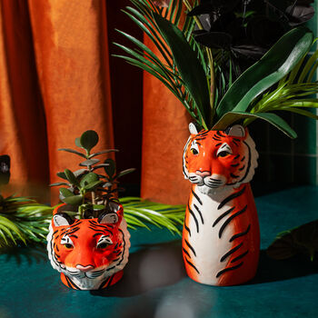 Ceramic Tiger Vase, 2 of 3