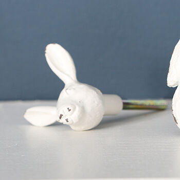 White Rabbit Drawer Knob, 3 of 3
