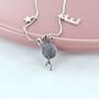 Knitters Personalised Triple Charm Necklace, thumbnail 1 of 2
