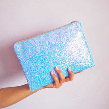 Sparkly Glitter Clutch Bag, 6 of 7