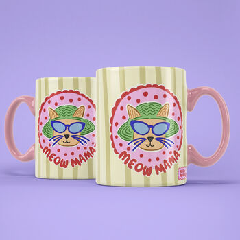 Meow Mama Mug – Fun Cat Lover Mug Gift For Cool Mums, 3 of 6