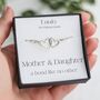 Mother And Daughter Heart Bracelet, Mum Gift, thumbnail 1 of 8