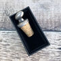 Pewter Rugby Ball Bottle Stopper, thumbnail 3 of 5